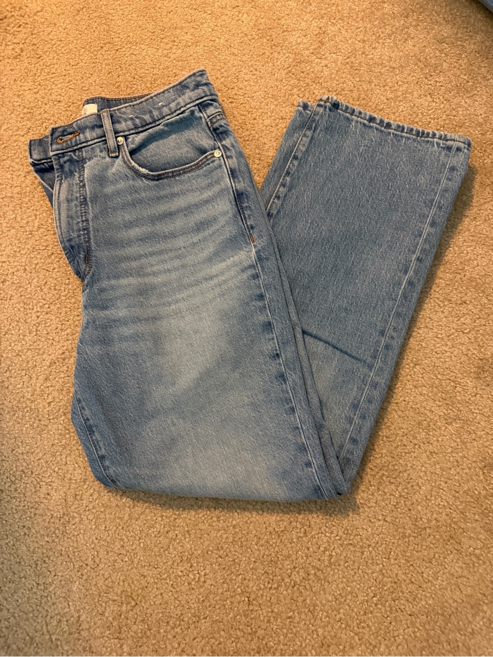 Women’s Rivete size 27 Straight Fit Denim Jeans in Light Blue
